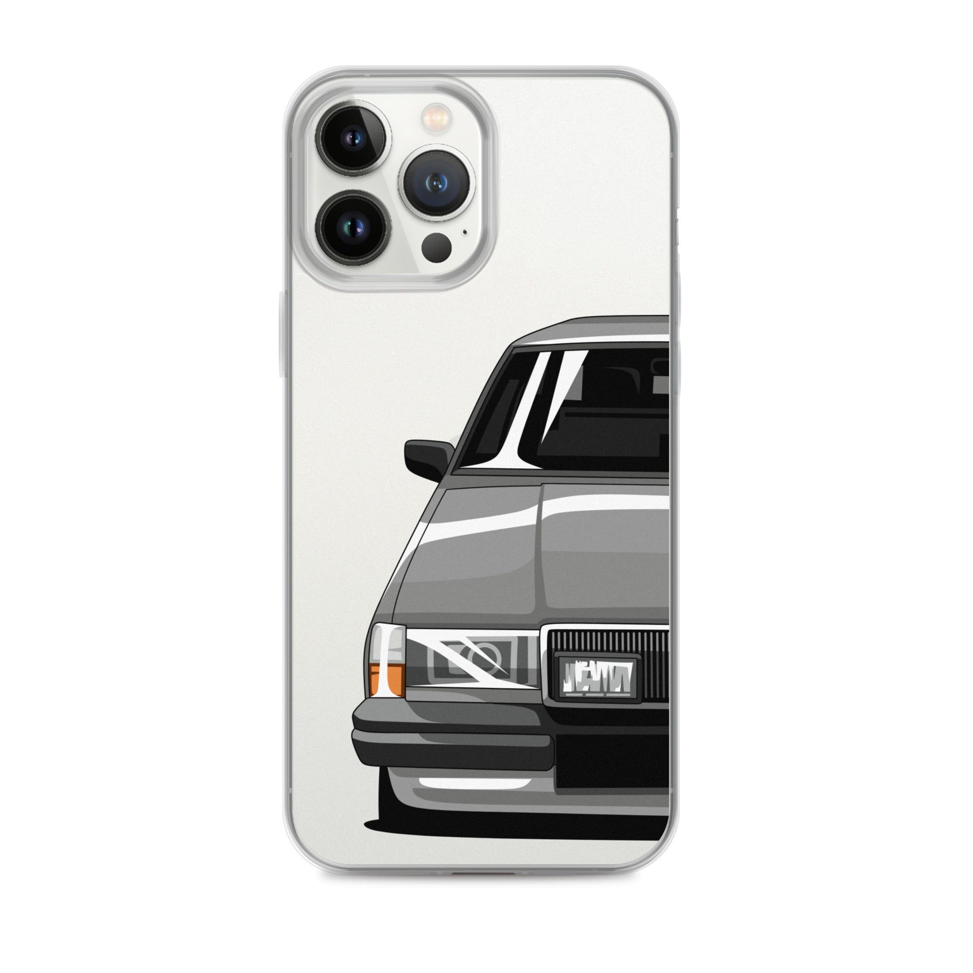 Din bil/lastbil/motorcykel - iPhone Personligt mobilskal (genomskinligt)