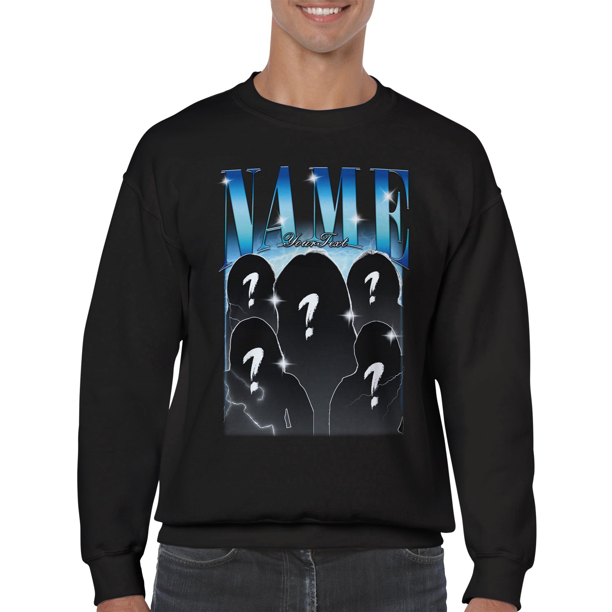 Personalized Bootleg Sweatshirt with your pictures 