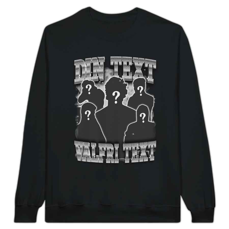 BLING - Personlig sweatshirt med dine egne billeder