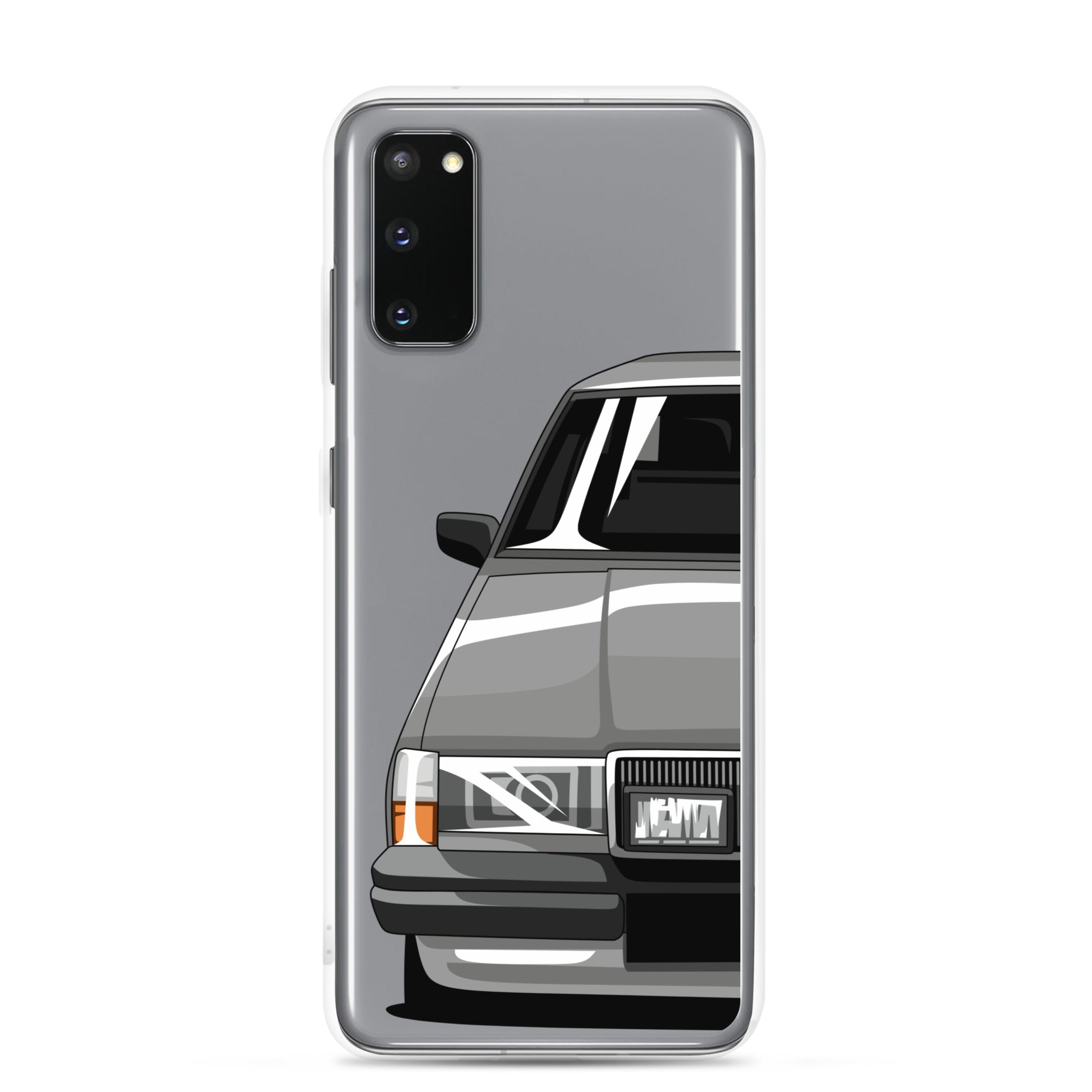 Autosi/kuorma-autosi/moottoripyöräsi – Samsungin henkilökohtainen puhelinkuori (läpinäkyvä)