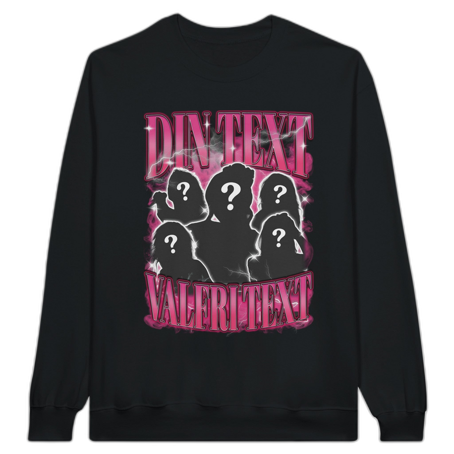 ICONIC - Personlig sweatshirt med dine egne billeder