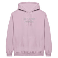 Jag älskar min pojkvän - Broderad hoodie - Obsessed