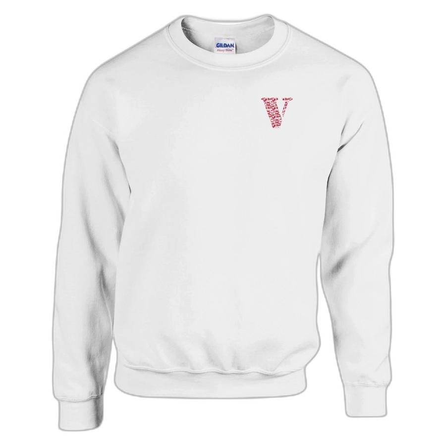 LOVELETTER - Personlig sweatshirt med print foran og bagpå
