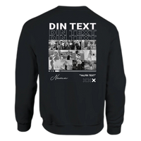 LOVER - Personalized sweatshirt with your own photos printed on the back