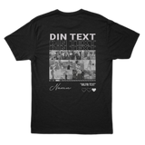 LOVER - Personalized shirt with your own pictures printed on the back