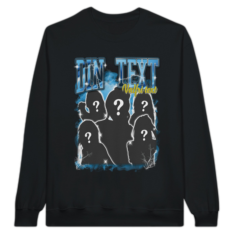 MASCOT - Personlig sweatshirt med dine egne billeder
