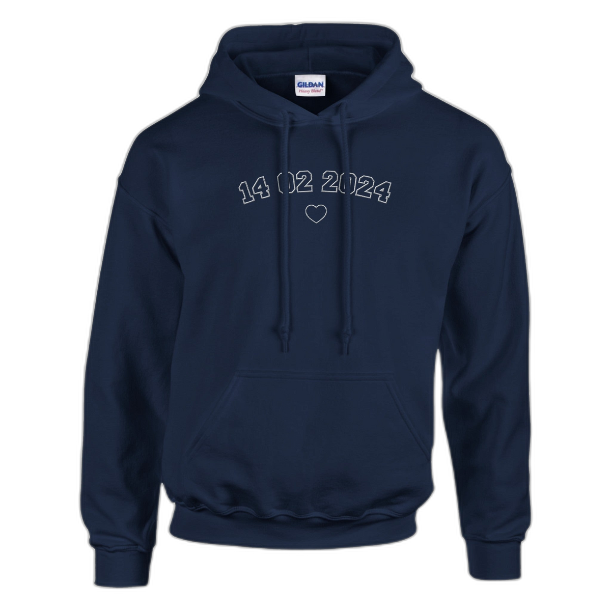 Minnen i Tid - Personlig Broderad Hoodie
