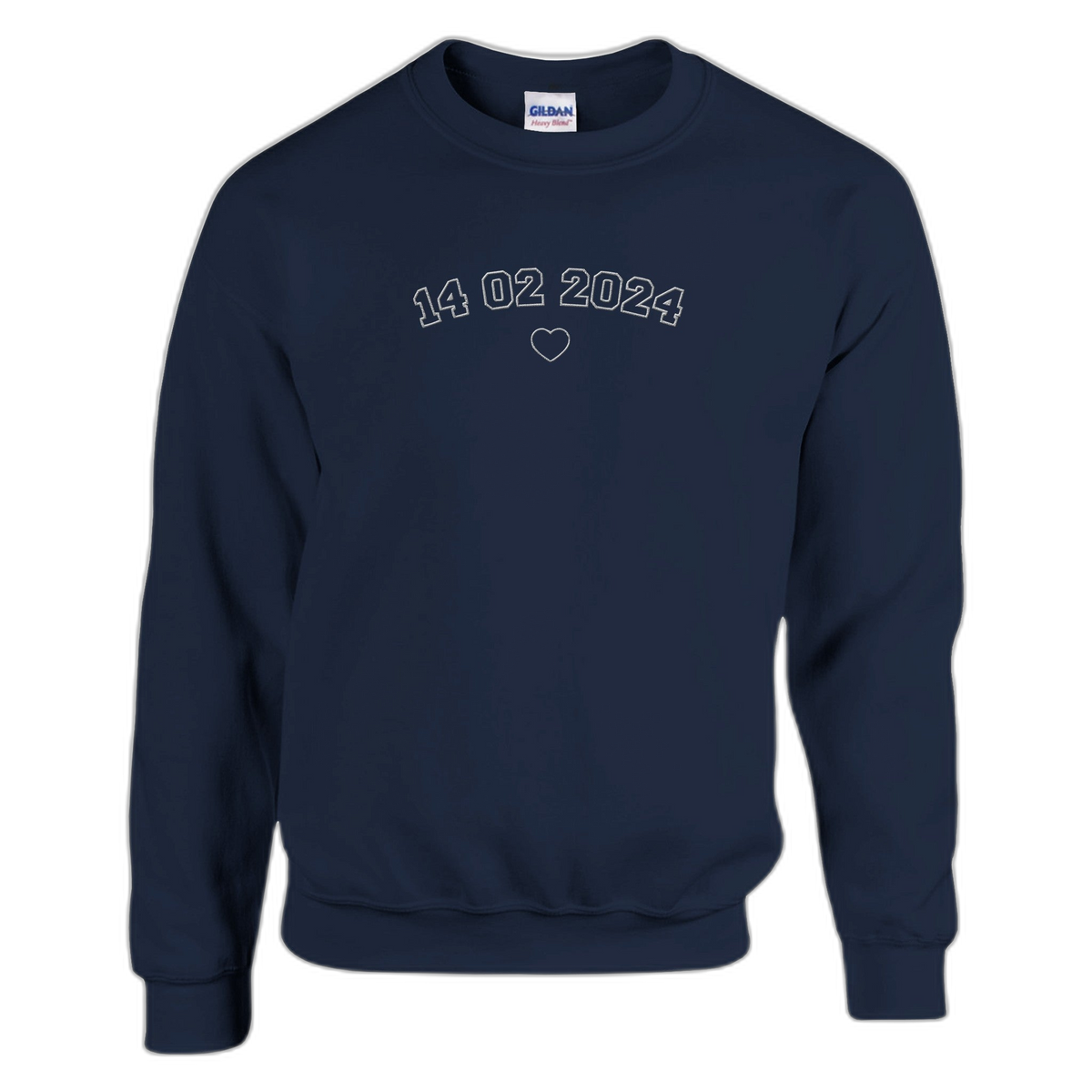 Minnen i Tid - Personlig Broderad Sweatshirt