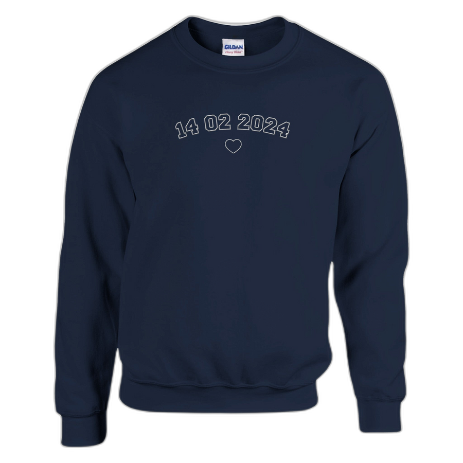 Memories in Time - personlig broderet sweatshirt