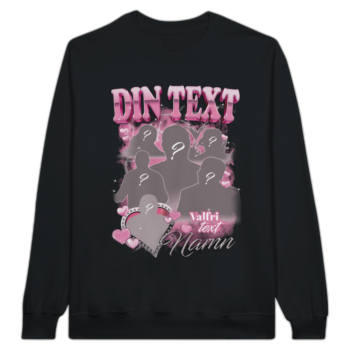 PÄRLAN - Personlig sweatshirt tröja med egna bilder