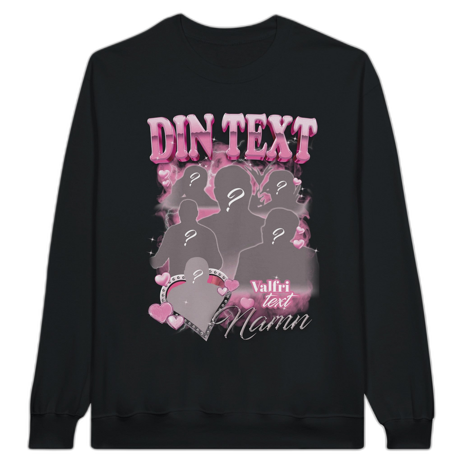PÄRLAN - Personlig sweatshirt med dine egne billeder
