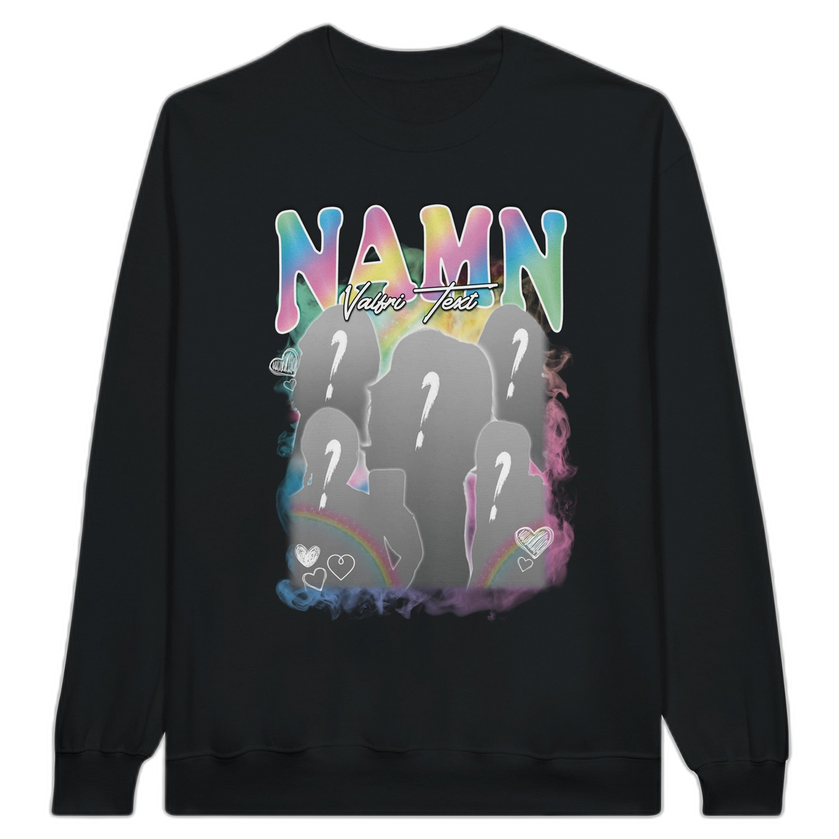 REGNBÅGE - Personlig sweatshirt med egna bilder