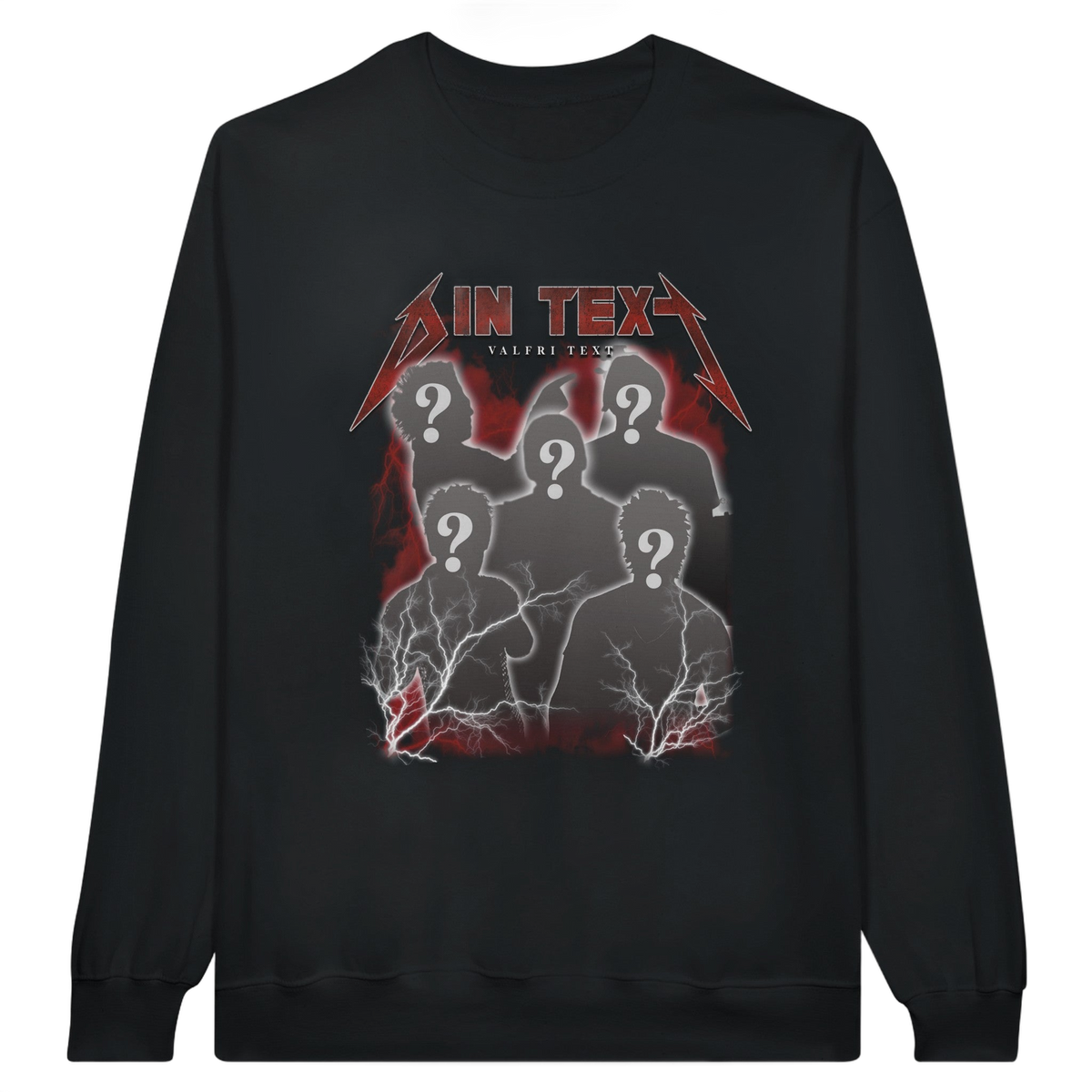 ROCKSTAR - Personlig sweatshirt med egna bilder