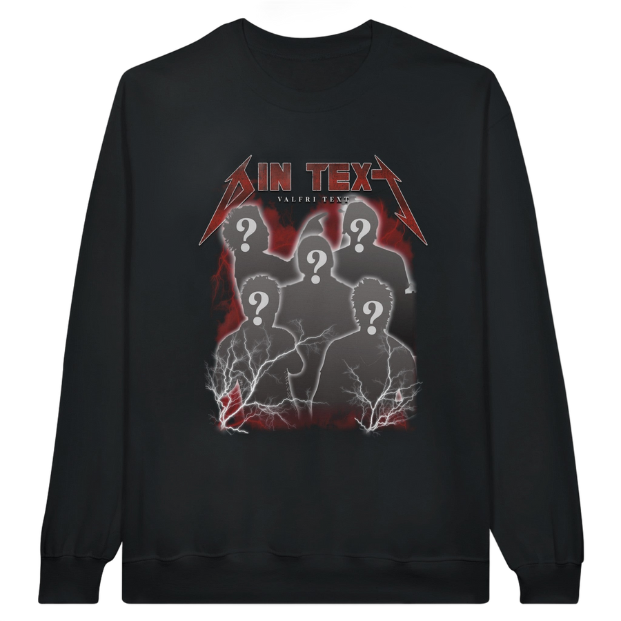 ROCKSTAR - Personlig sweatshirt med egna bilder