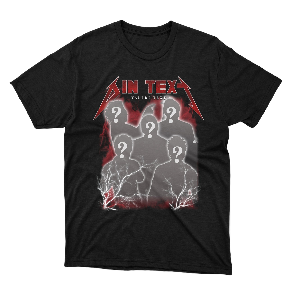 ROCKSTAR - Personlig T-shirt med dine egne billeder